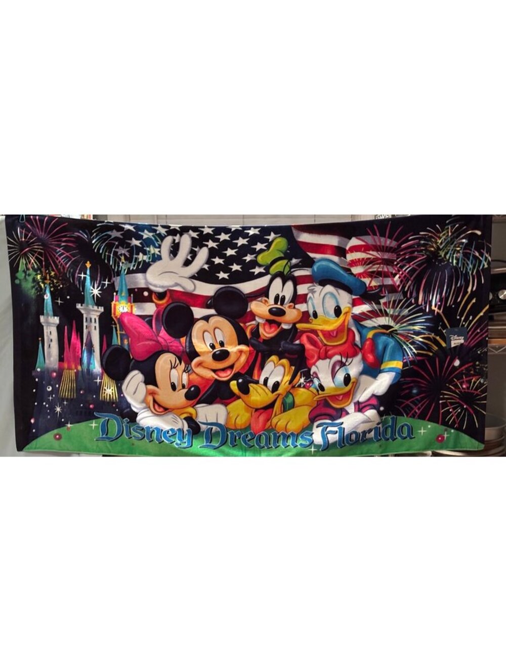 Vintage 90s Disney Dreams Florida Beach Towel NWT Mickey Retro [COPY]